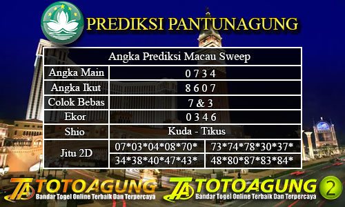 Prediksi Togel Prediksi Togel MCS, Prediksi Togel Macau Sweep Rabu, Pantun Prediksi Online